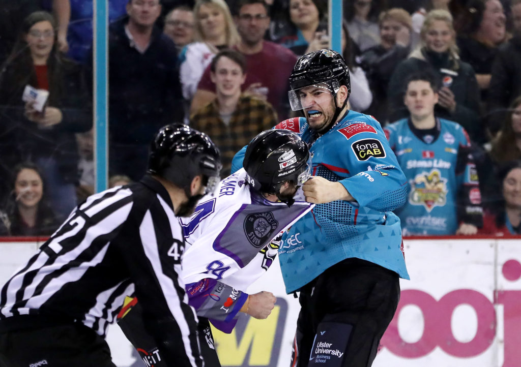 AIHL Game 46 - CBR Brave v Newcastle North Stars Hockey Fights Cancer  Charity Match.